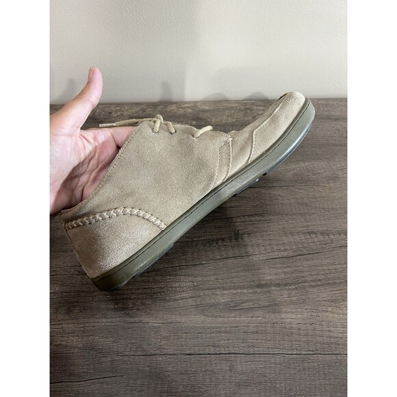 Olukai Maki Shoes Mens Size 11.5 Brown Suede Moccasin Lace Up Chukka Loafers main image 7